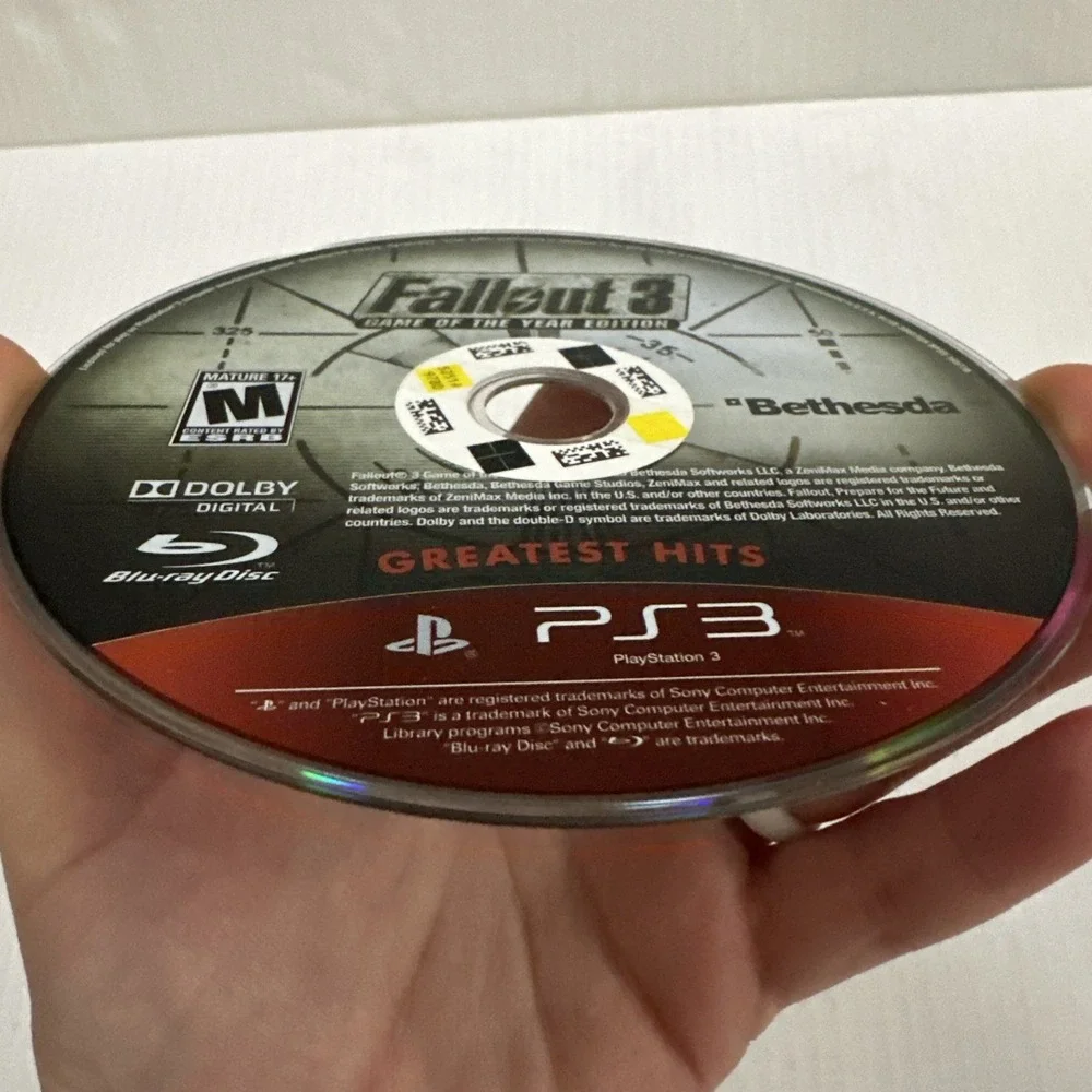 Fallout 3 -- Game of the Year Edition (Sony PlayStation 3, 2009) PS3 Disc Only!